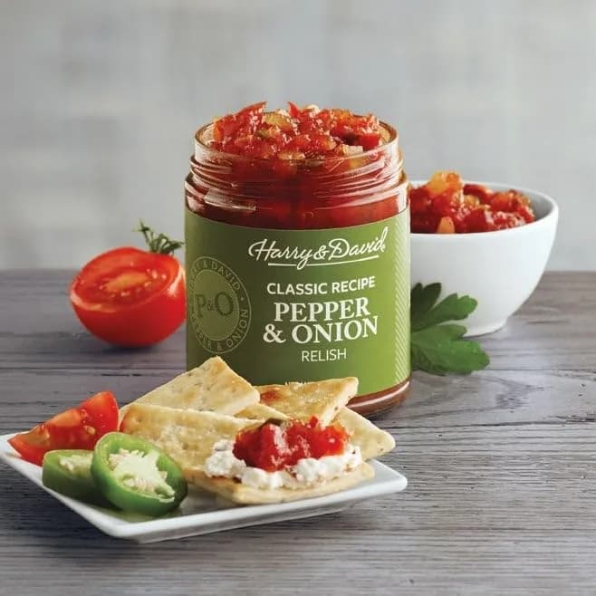 Harry & David Pepper & Onion Relish 10Oz | Sweet & Savory Plant-Based Condiment, 12-Pack thumbnail 2