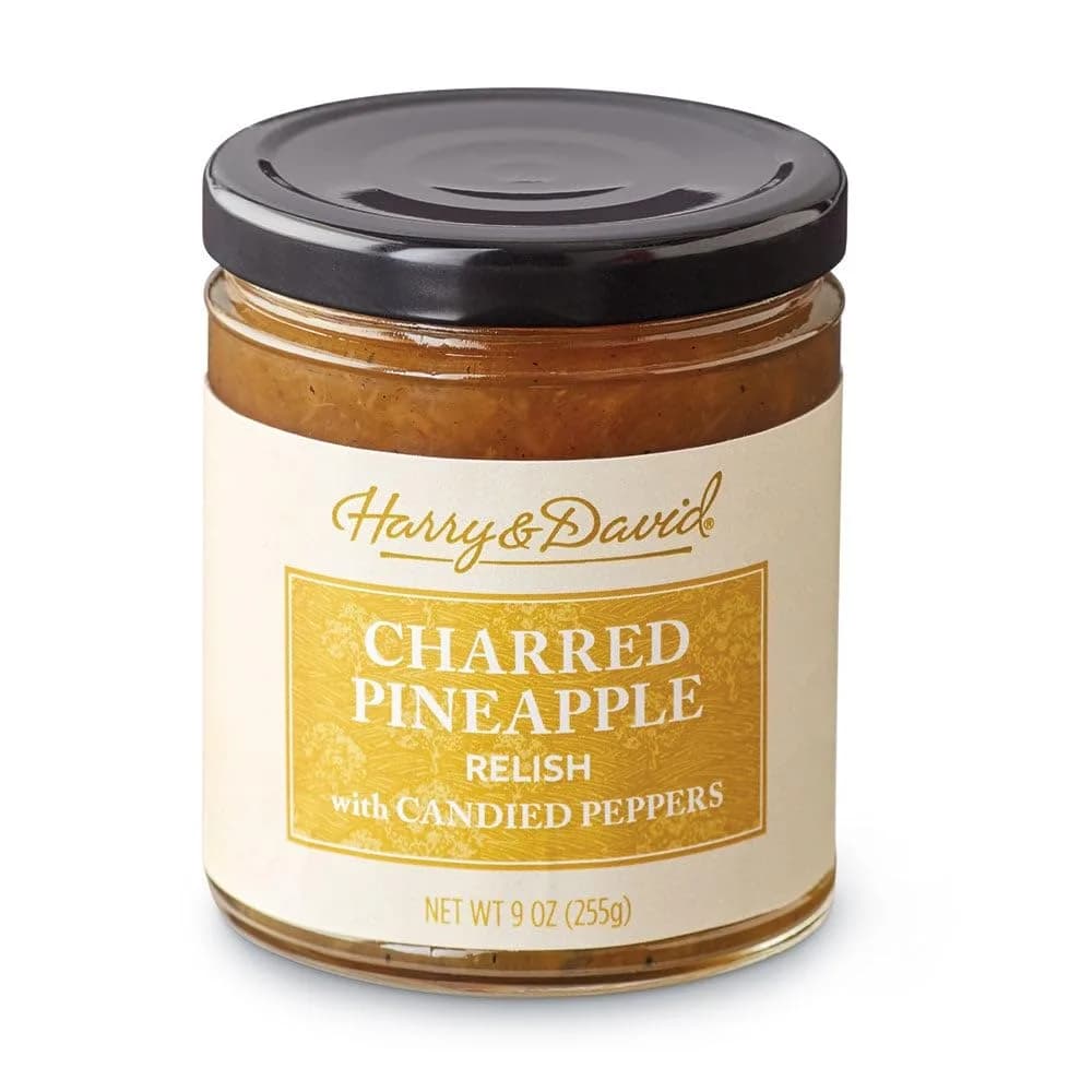 Harry & David Charred Pineapple Relish 9Oz | Plant Based Gourmet Condiment for Grilling & Gifts