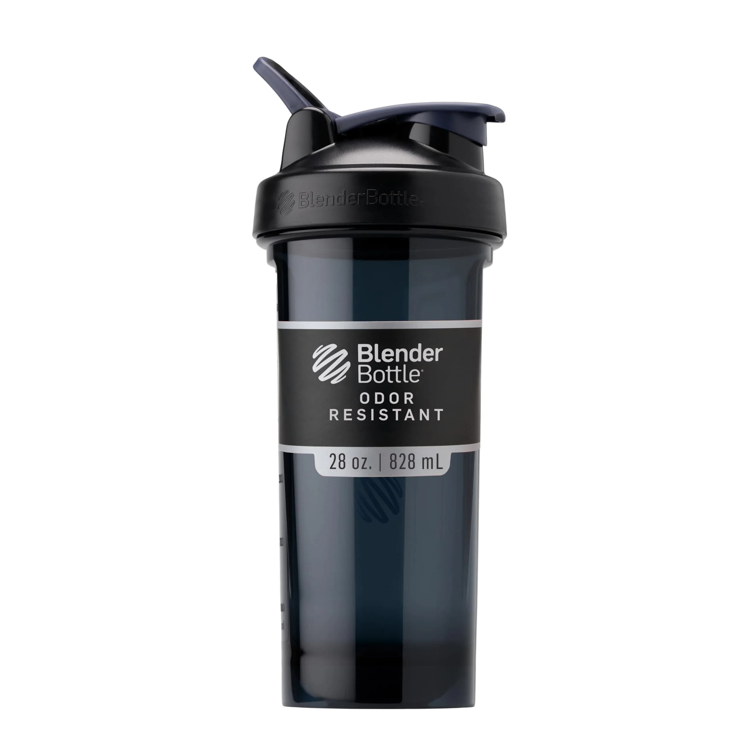 BlenderBottle ProSeries Tritan Shaker Bottle 28 oz (794 ml) Black | Leak-Proof Mixing for Protein Shakes & Smoothies