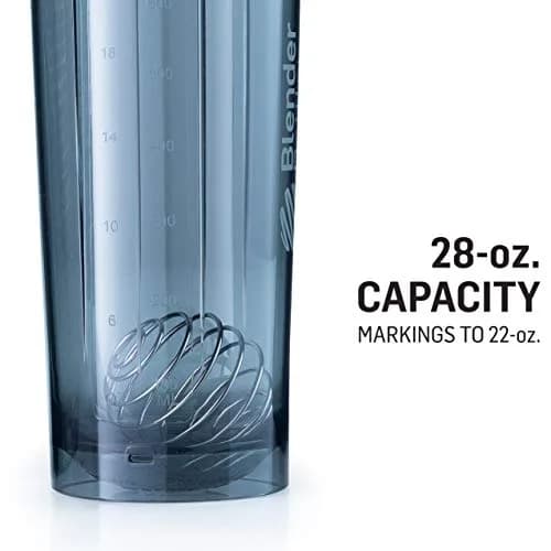 BlenderBottle ProSeries Tritan Shaker Bottle 28 oz (794 ml) Black | Leak-Proof Mixing for Protein Shakes & Smoothies thumbnail 2