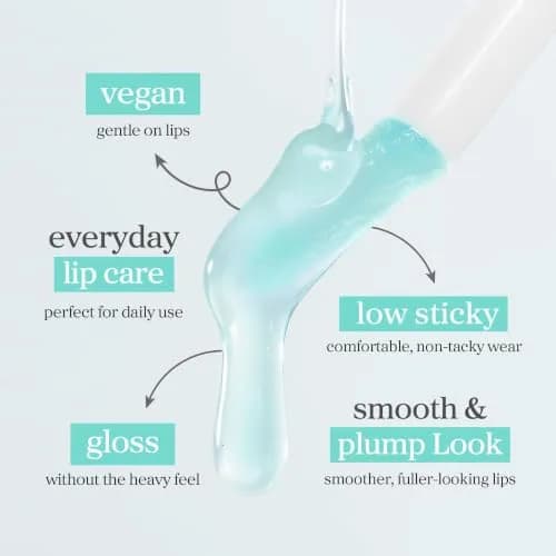 NOONI Korean Lip Oil Applemint 0.12 Fl Oz (3.55 ml) | Hydrating Tinted Gloss thumbnail 9