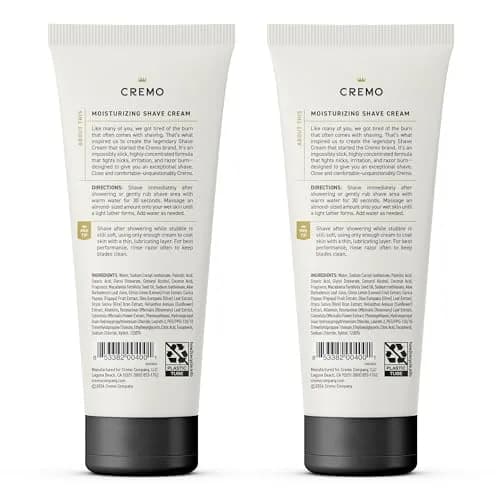 Cremo Shaving Cream for Sensitive Skin, 360ml (12 Fl Oz) | Ultra-Slick Formula Fights Nicks & Razor Burn thumbnail 4