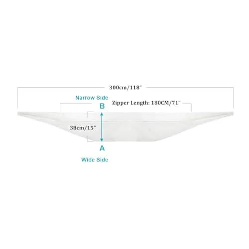 HOOMEE Universal Window Seal for Portable Air Conditioner & Dryer 300cm (118") | Easy Install Kit thumbnail 3