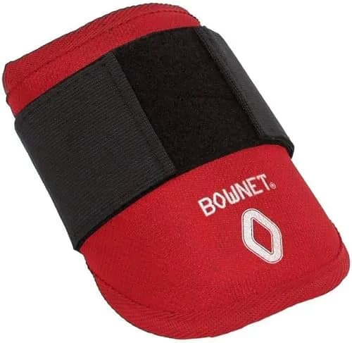 Bownet Youth Baseball Elbow Guard for Baseball & Softball - Red | Lightweight, Adjustable Fit thumbnail 1