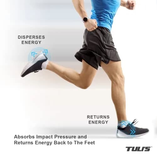 Tuli's Classic Gel Heel Cups for Plantar Fasciitis, 2 Pairs, Large | Podiatrist Recommended Shock-Absorbing Heel Pain Relief thumbnail 5