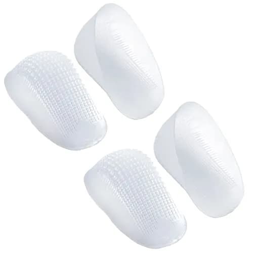 Tuli's Classic Gel Heel Cups for Plantar Fasciitis, 2 Pairs, Large | Podiatrist Recommended Shock-Absorbing Heel Pain Relief thumbnail 1