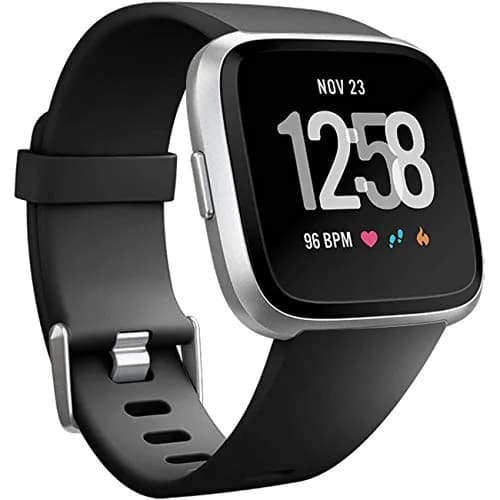 Wepro Sport Bands Compatible with Fitbit Versa 2, Versa Lite, Versa (Large, Black) | Soft Elastomer, Sweat-Resistant, Secure Buckle thumbnail 1