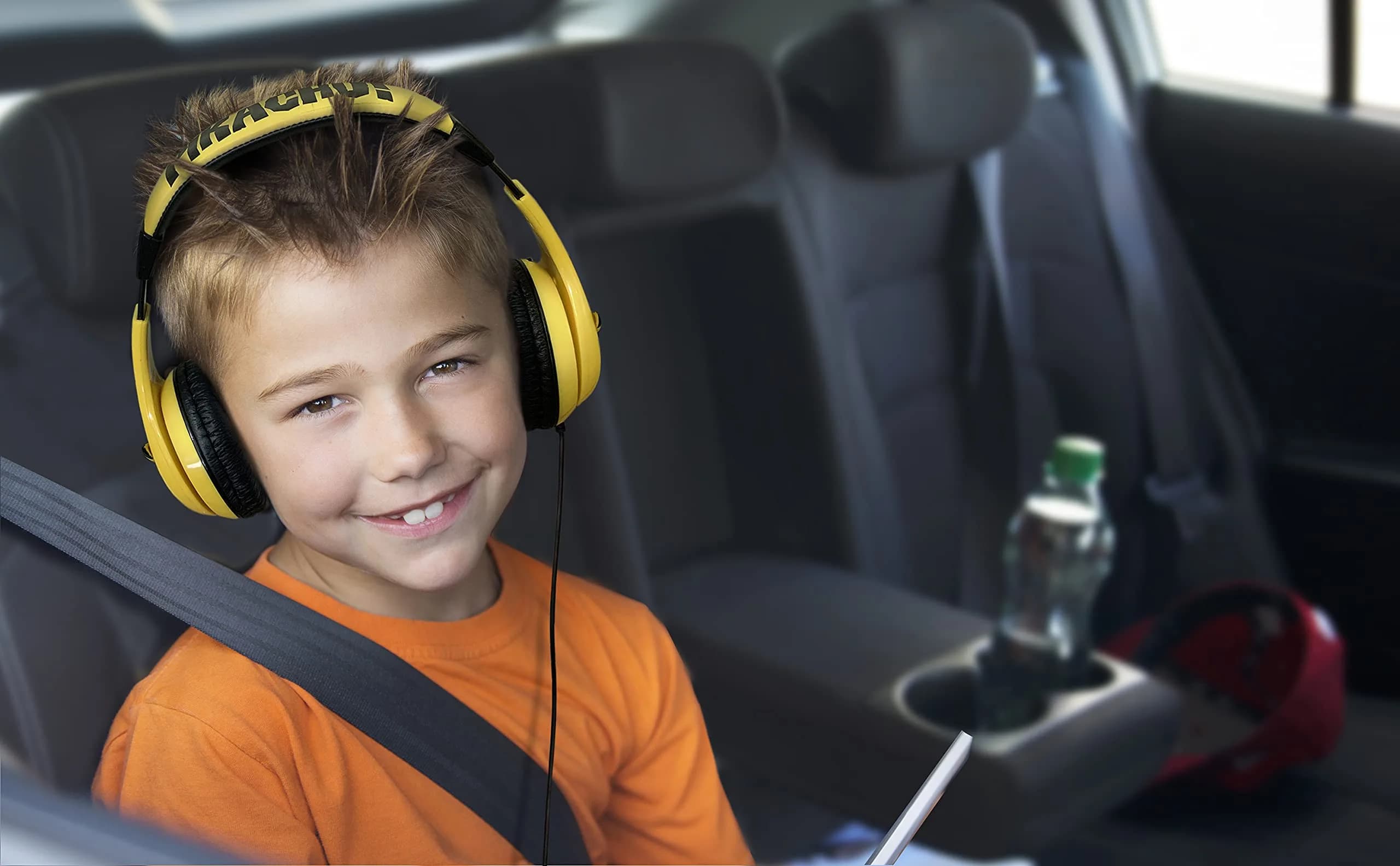eKids Pokemon Pikachu Wired Kids Headphones, Adjustable, Stereo Sound, 3.5mm Jack, Tangle-Free, Volume Control, Children's Headband On Ear | Safe Volume for Kids - view 5