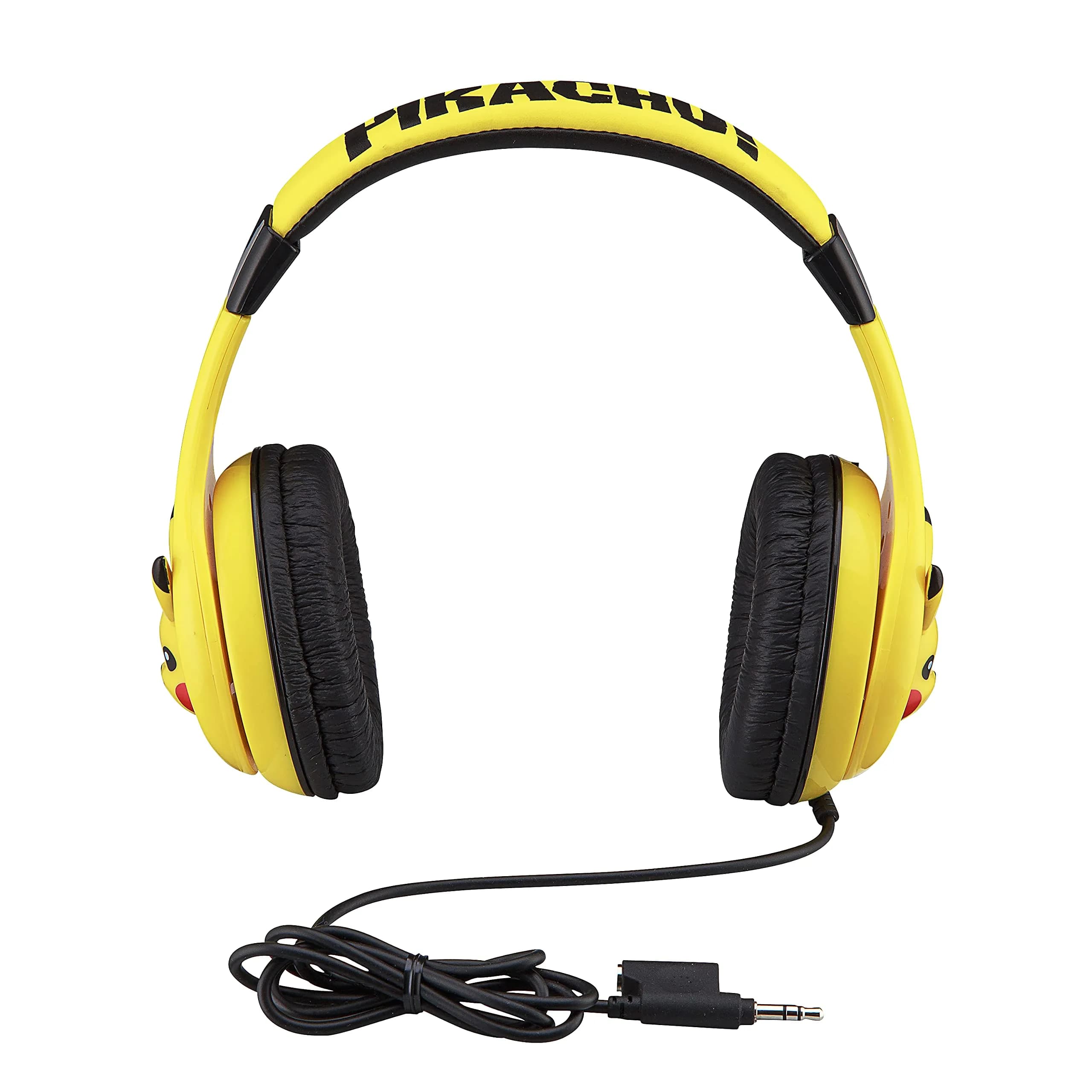 eKids Pokemon Pikachu Wired Kids Headphones, Adjustable, Stereo Sound, 3.5mm Jack, Tangle-Free, Volume Control, Children's Headband On Ear | Safe Volume for Kids - view 7