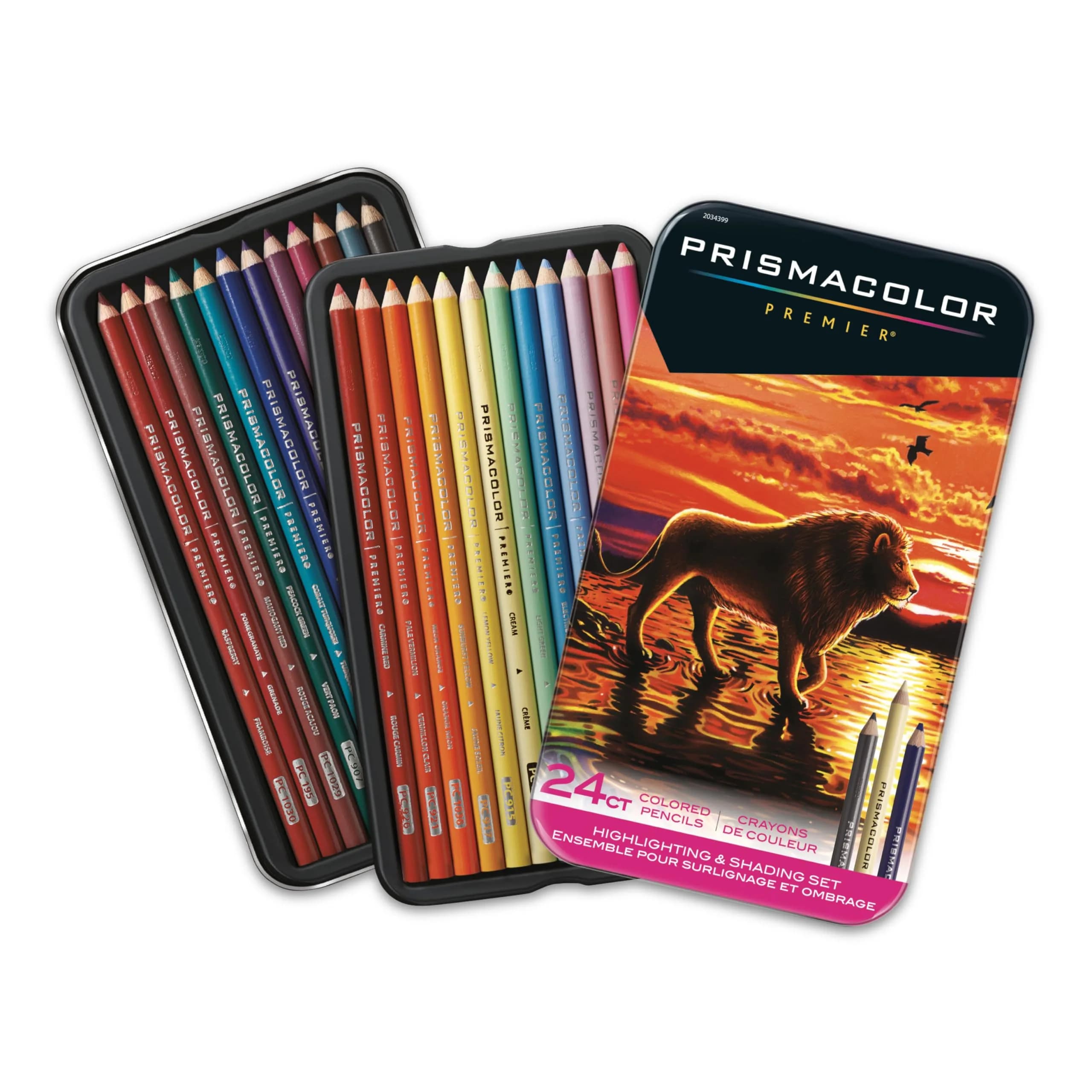 Prismacolor Premier Soft Core Colored Pencils, Vibrant Highlighting and Shading Set, 24 Count (24 Count) | Professional Grade Art Supplies - main product image