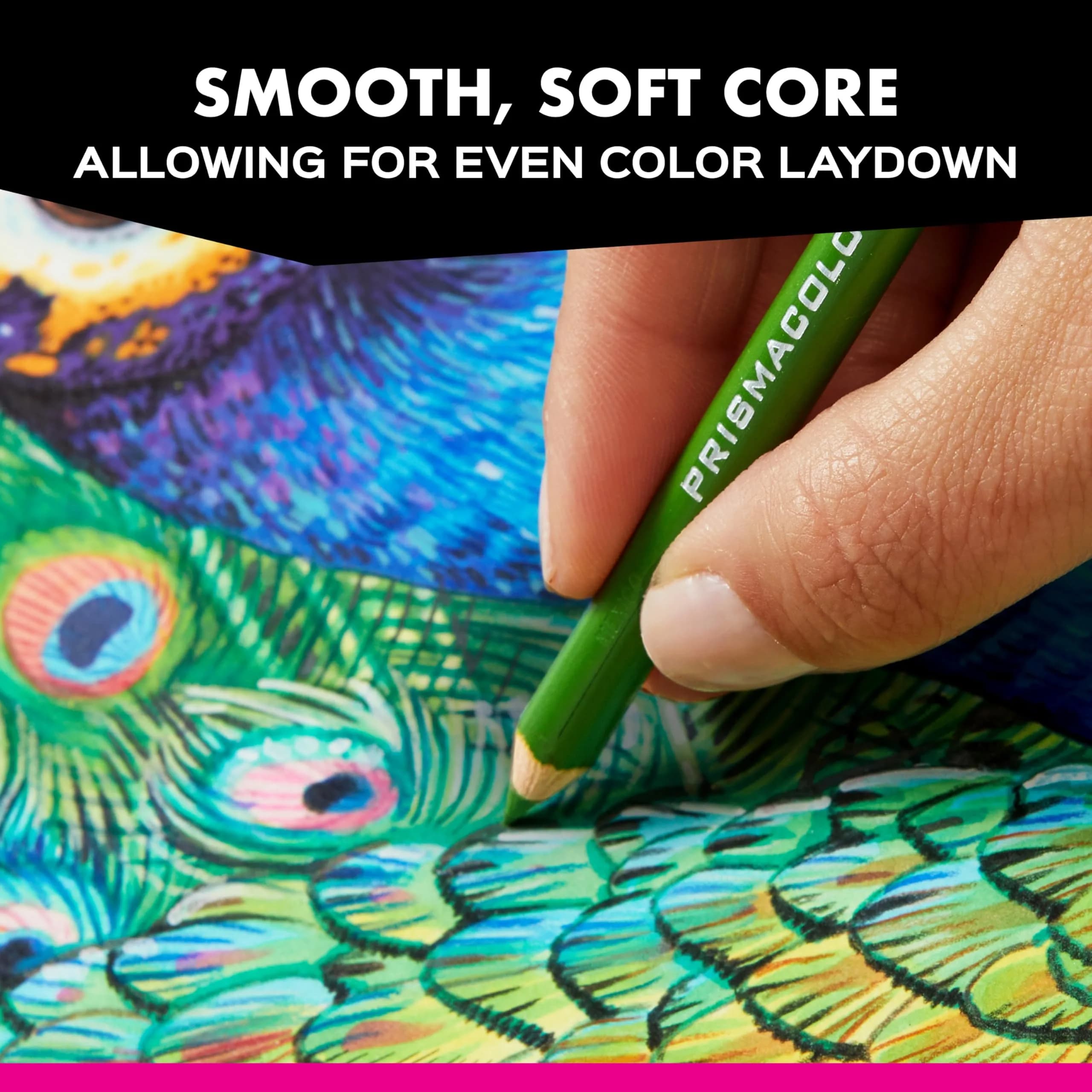 Prismacolor Premier Soft Core Colored Pencils, Vibrant Highlighting and Shading Set, 24 Count (24 Count) | Professional Grade Art Supplies - view 4