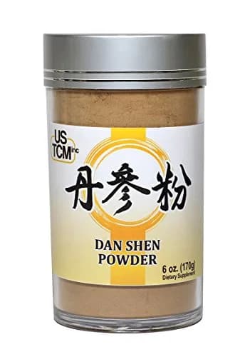 USTCM Red Sage Root Powder 6oz (170g) | Traditional Chinese Herbal Supplement for Tea thumbnail 1