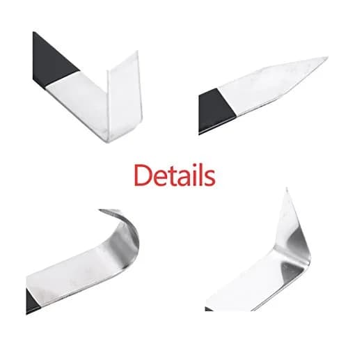 YaeTek 8 Pack Pottery Tools Stainless Steel, 8 Styles Carving Shaping Knives Craft Trimming Clay Sculpture Hand Tools Artist Ceramic Tools Set for Carving, Sculpting, Shaping, Modeling thumbnail 3