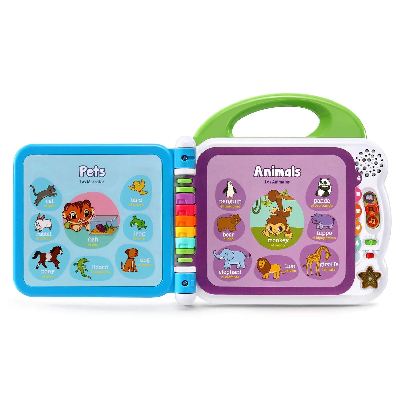 LeapFrog Learning Friends 100 Words Book - Green, 23.9cm x 23.4cm x 4.8cm | Bilingual Learning Toy - view 5