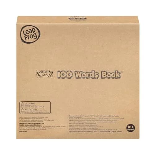LeapFrog Learning Friends 100 Words Book - Green, 23.9cm x 23.4cm x 4.8cm | Bilingual Learning Toy thumbnail 8