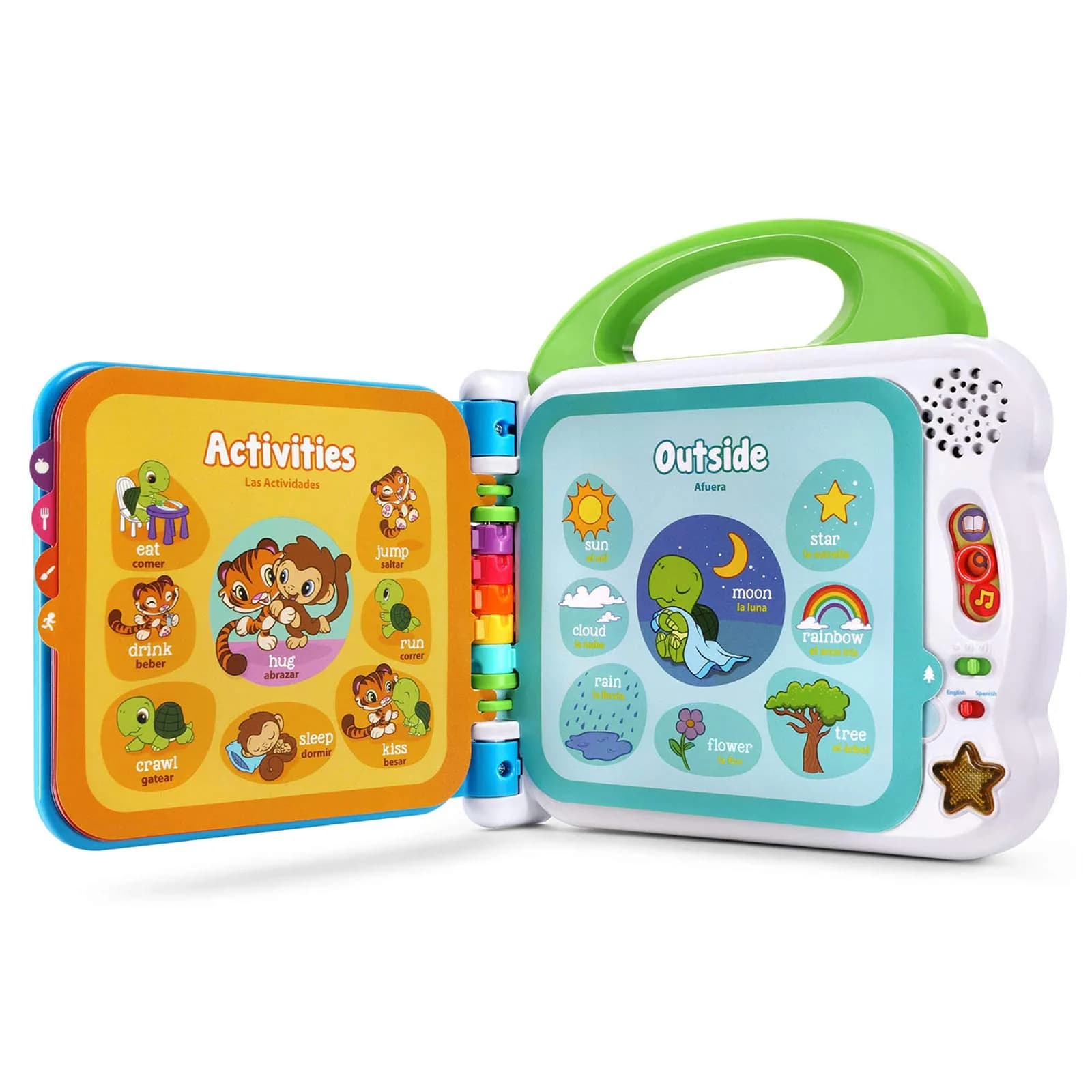 LeapFrog Learning Friends 100 Words Book - Green, 23.9cm x 23.4cm x 4.8cm | Bilingual Learning Toy - view 4