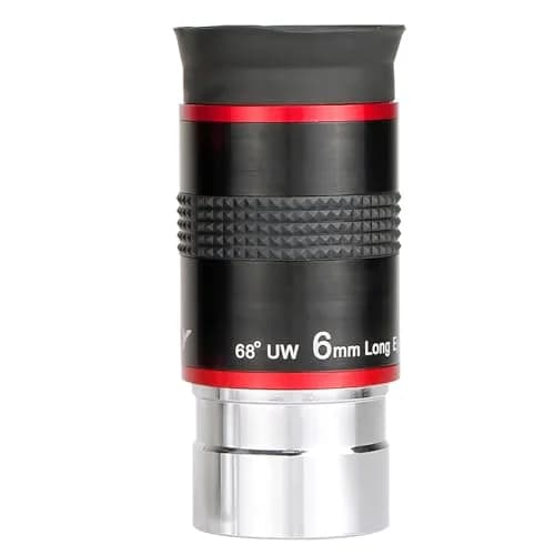 SVBONY 6mm Ultra Wide Angle Telescope Eyepiece | 68 Degree FOV, 1.25 Inch Barrel thumbnail 1