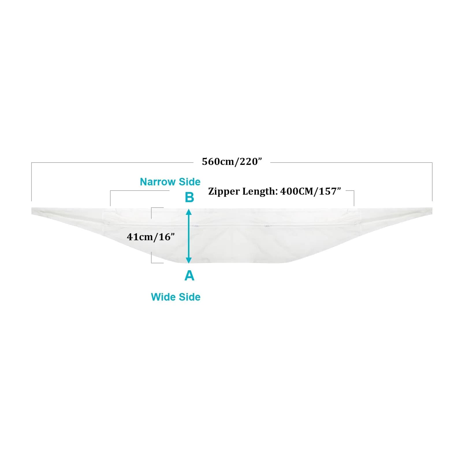 HOOMEE Universal Window Seal for Portable Air Conditioners & Dryers 560cm (220") | Easy Install Kit for Efficient Cooling - view 9
