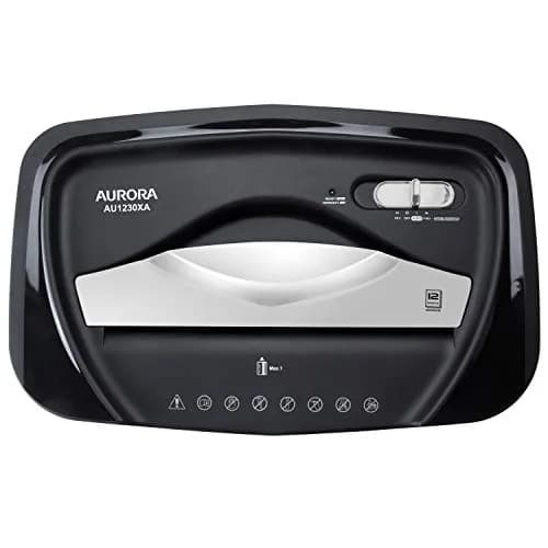Aurora AU1230XA 12-Sheet Crosscut Paper Shredder with 5.2-Gallon Wastebasket | Security Level P-3 thumbnail 5