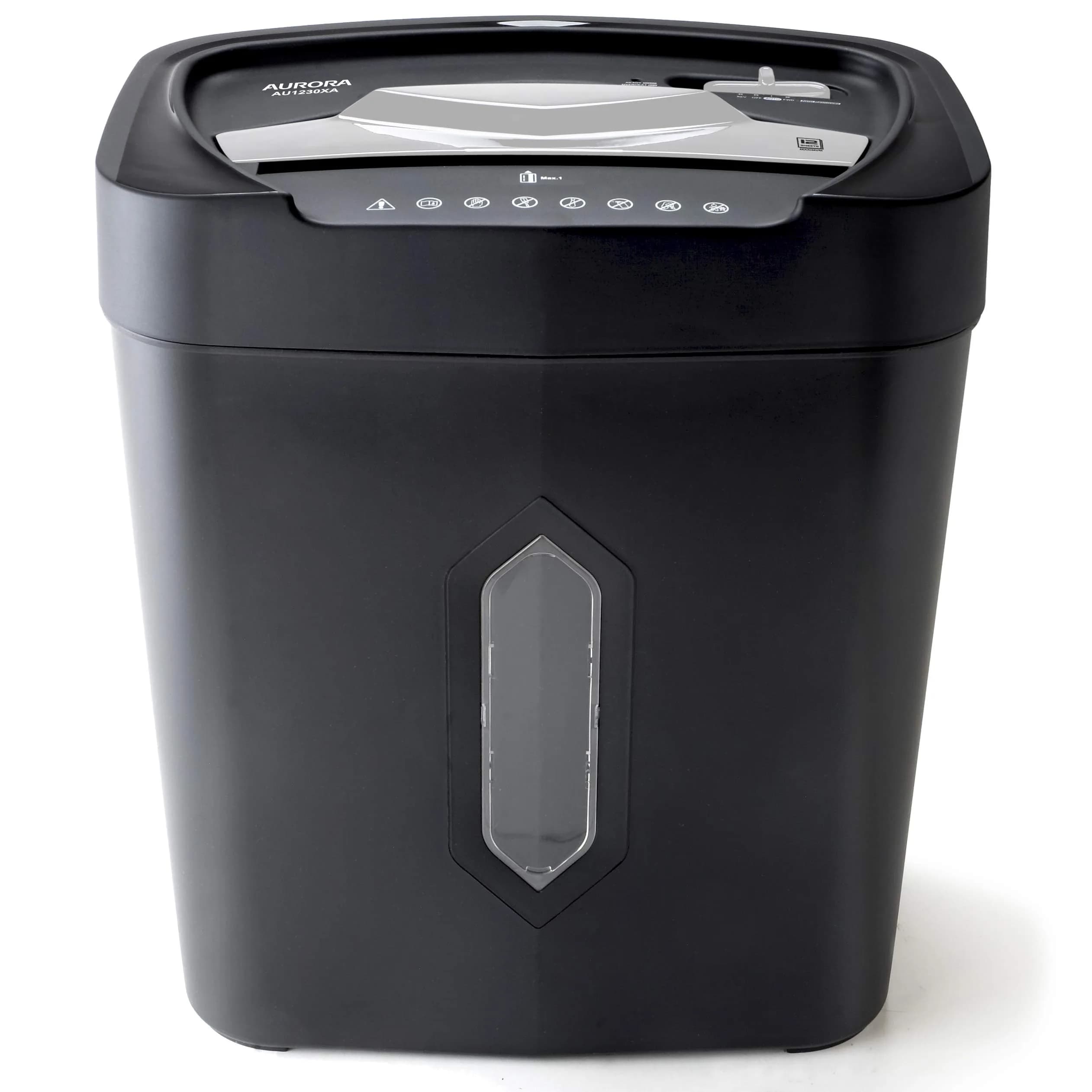 Aurora AS890C 12-Sheet Cross-Cut Paper Shredder with Anti-Jam Technology & Basket | USA Import for India - view 6