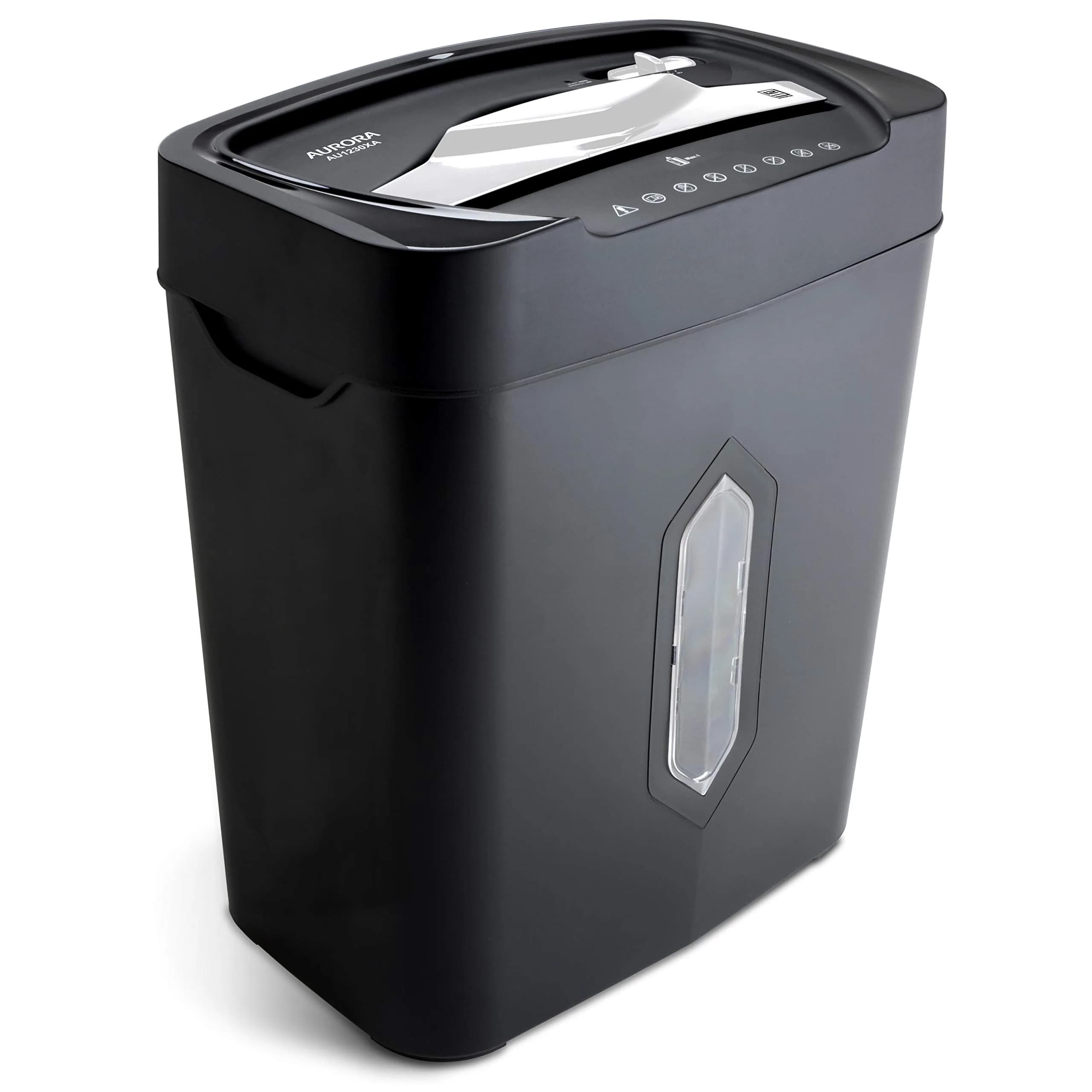 Aurora AS890C 12-Sheet Cross-Cut Paper Shredder with Anti-Jam Technology & Basket | USA Import for India - view 7