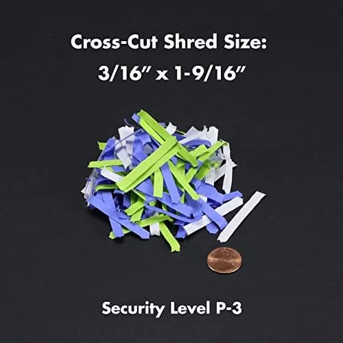Aurora AU1230XA 12-Sheet Crosscut Paper Shredder with 5.2-Gallon Wastebasket | Security Level P-3 thumbnail 3