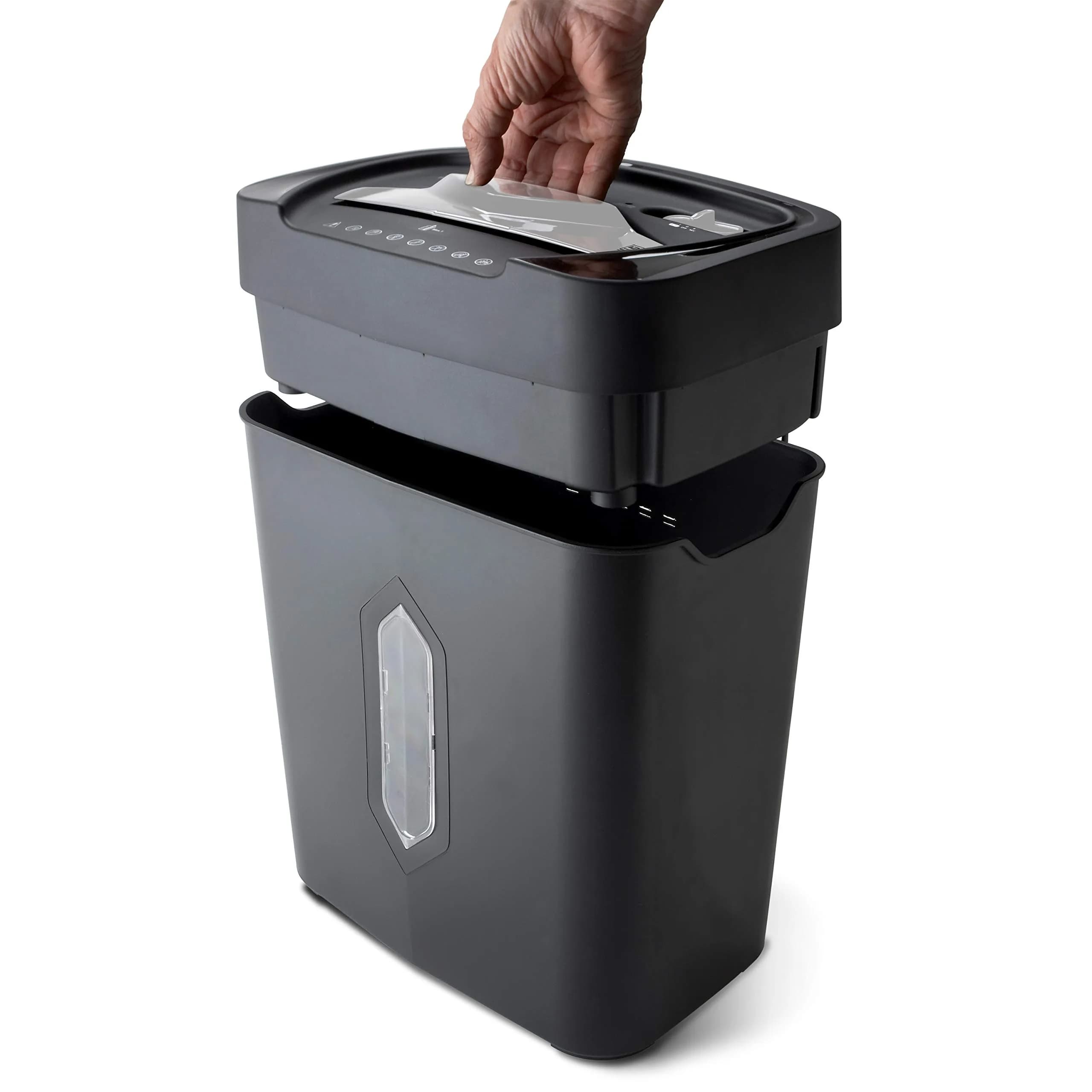 Aurora AS890C 12-Sheet Cross-Cut Paper Shredder with Anti-Jam Technology & Basket | USA Import for India - view 4