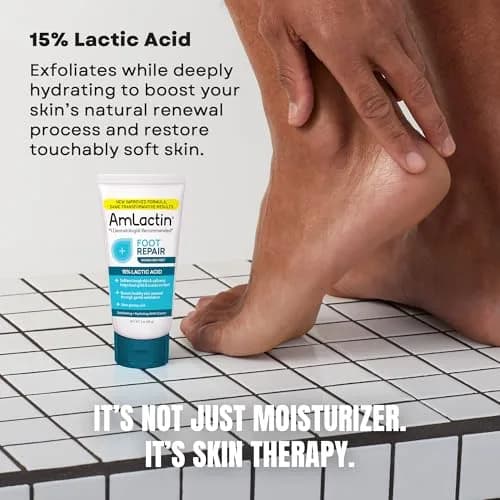AmLactin Foot Repair Cream 3 oz (85g) | 15% Lactic Acid for Cracked Heels thumbnail 3