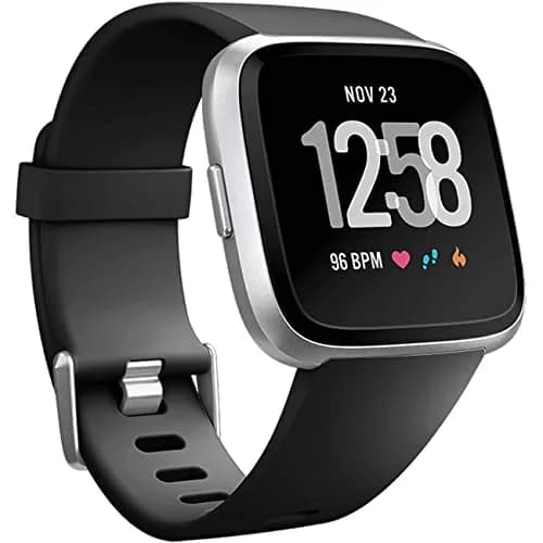 Wepro Sport Bands for Fitbit Versa 2, Versa Lite, Versa — Small 5.5"-7.2" Wrist — Black thumbnail 1
