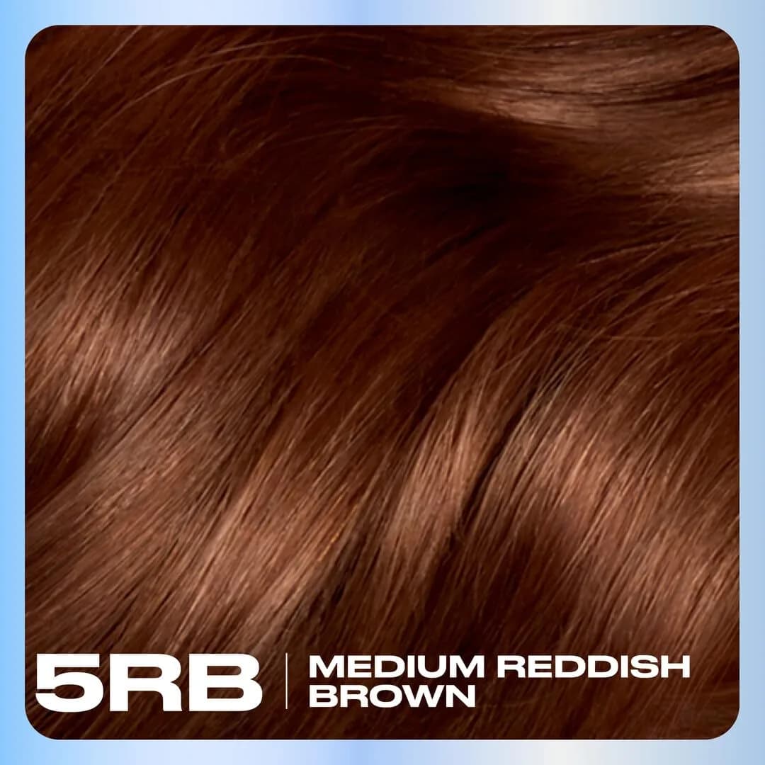 Clairol Nice'n Easy Permanent Hair Dye 5RB Medium Reddish Brown, Single Pack | 100% Gray Coverage - view 3