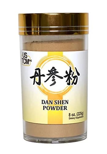 USTCM Red Sage Root Powder 227g (8oz) | 120 Mesh Fine Herbal Supplement thumbnail 1