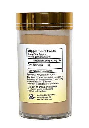 USTCM Red Sage Root Powder 227g (8oz) | 120 Mesh Fine Herbal Supplement thumbnail 2