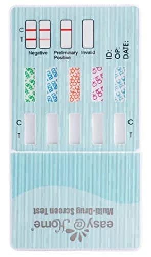 Easy@Home Multi-Drug Screen Test 12 Pack | Detects AMP, BZO, COC, OPI, THC thumbnail 1