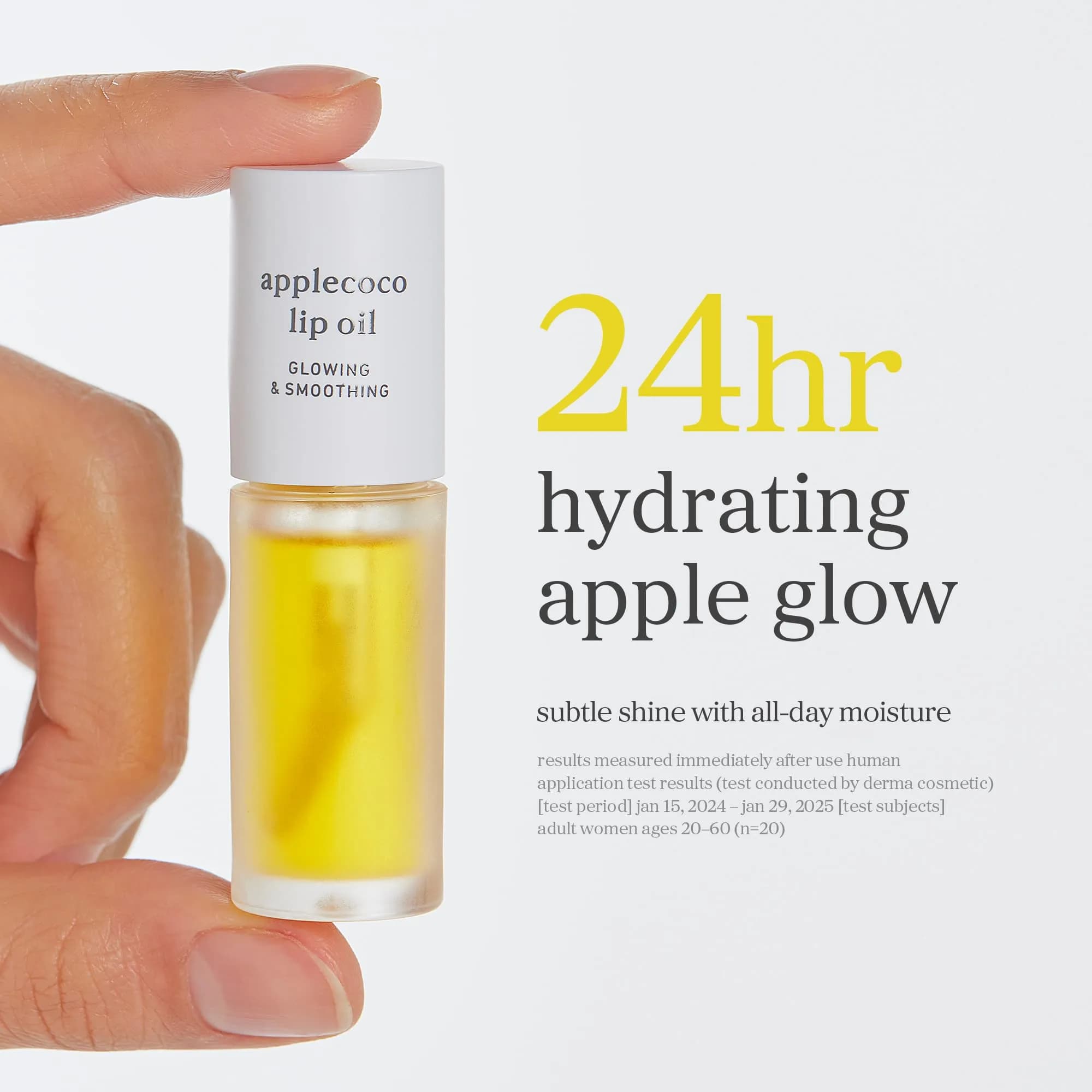 NOONI Applecoco Korean Lip Oil 0.12 Fl Oz (3.55 ml) | Hydrating Tinted Lip Gloss with Natural Plumping Effect - view 7
