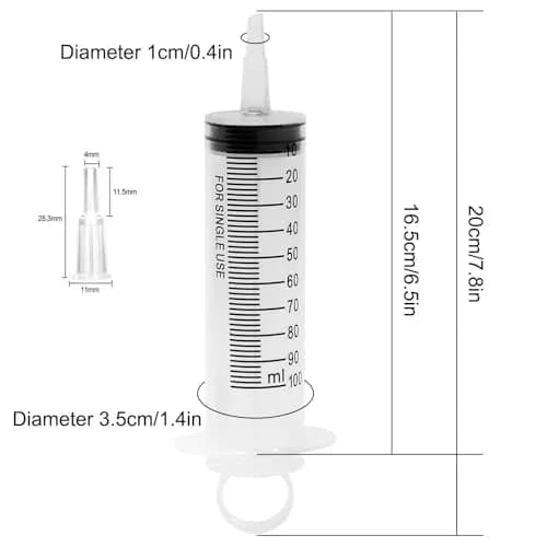 A AKRAF 100ml Syringe Pack | Industrial Grade, Precise Watering & Refilling (70-120 chars) thumbnail 5