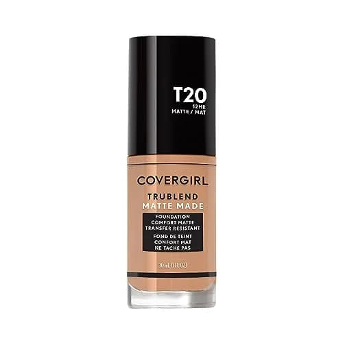 COVERGIRL TruBlend Matte Made Liquid Foundation, Soft Honey | Flawless Matte Finish, 30ml, Long-Lasting Oil Control thumbnail 1