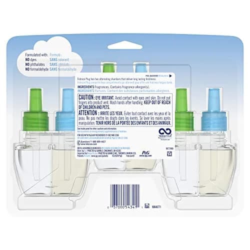 Febreze Plug Air Freshener Refill, Gain Original Scent, 3 Count | Cleans Odors for 1200 Hours thumbnail 2