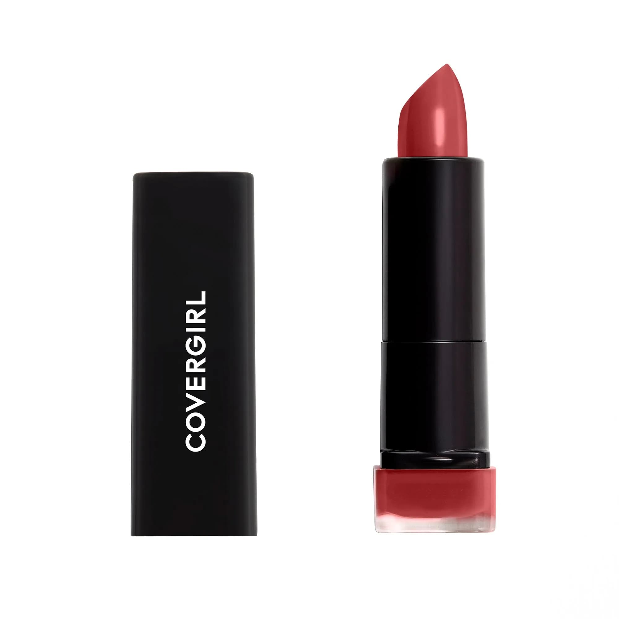 COVERGIRL Exhibitionist Lipstick Demi-Matte Worthy 450 | Rich Sheer Color with Demi-Matte Finish