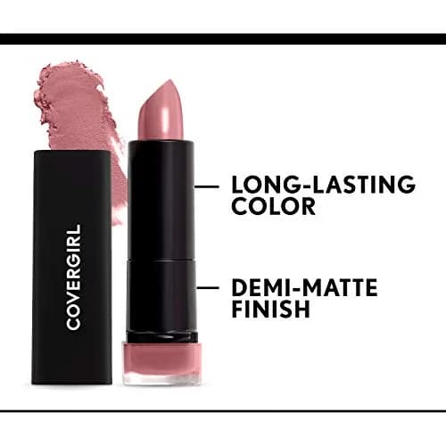 COVERGIRL Exhibitionist Lipstick Demi-Matte Worthy 450 | Rich Sheer Color with Demi-Matte Finish thumbnail 2