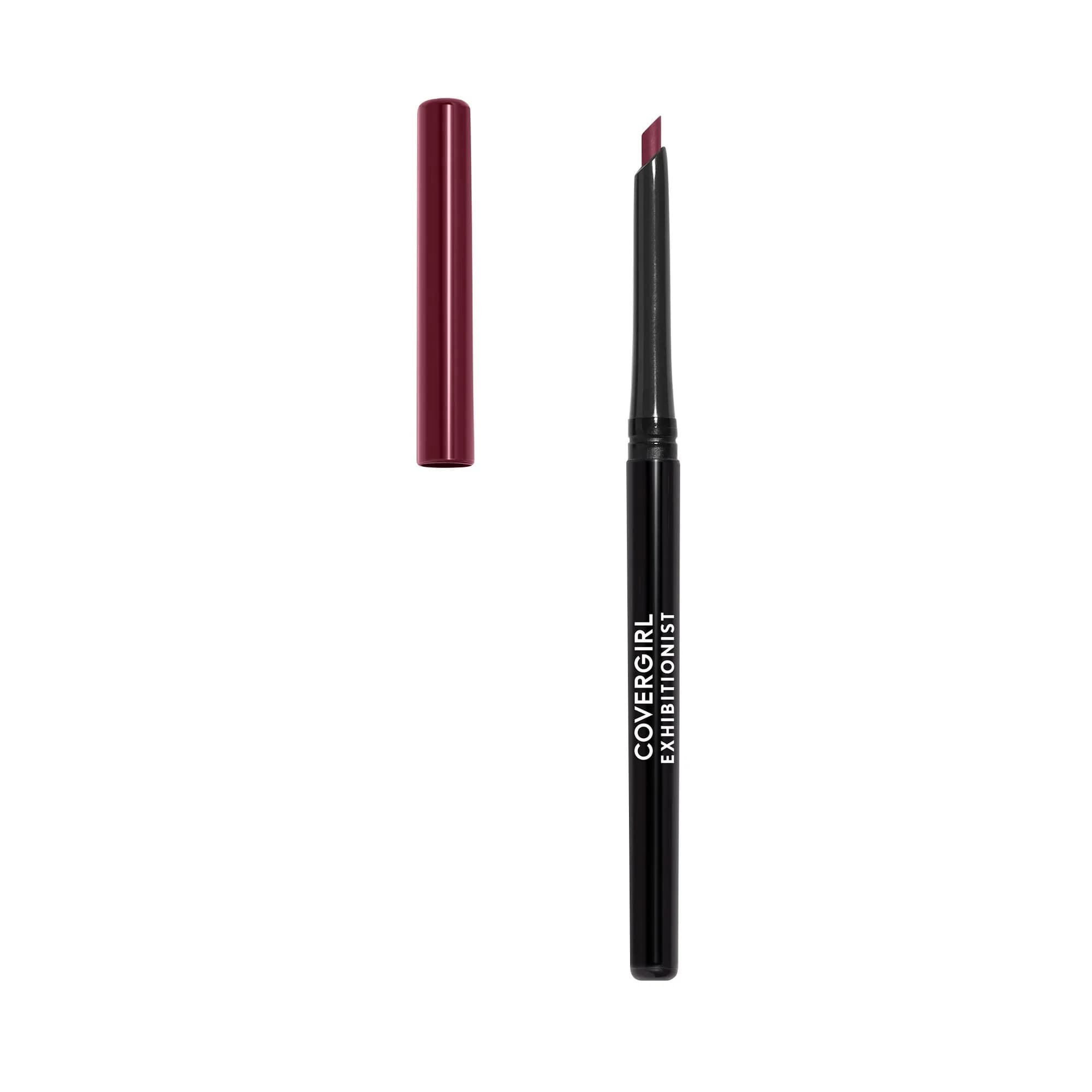 COVERGIRL Exhibitionist All-Day Lip Liner Caramel Nude 205 | Cruelty-Free, Smudge-Proof, Transfer-Proof — Garnet Red 225