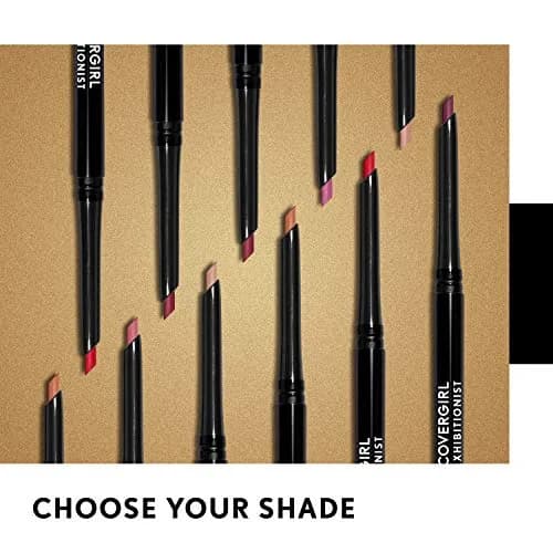 COVERGIRL Exhibitionist All-Day Lip Liner Garnet Red 225 (0.33g / 0.01oz) | Cruelty-Free Lip Definition thumbnail 3