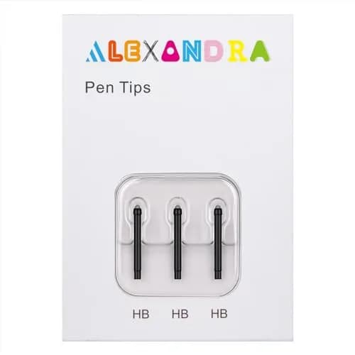 ALEXANDRA Original Surface Pen Tips Replacement (3 × HB) for Surface Pro 4 Pen & Surface Pro 2017 Pen | 1.6 cm (0.63 in) thumbnail 1