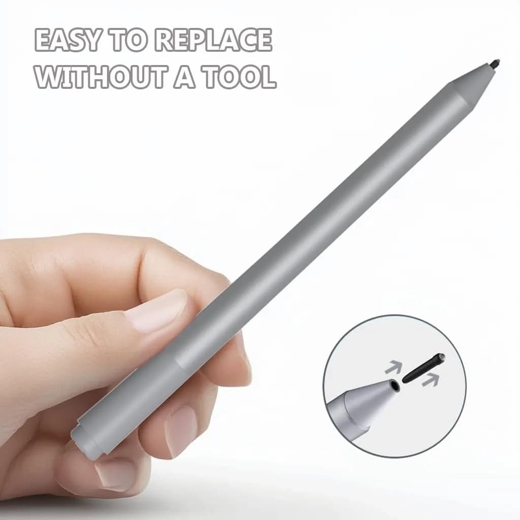 ALEXANDRA Original Surface Pen Tips Replacement (3 × HB) for Surface Pro 4 Pen & Surface Pro 2017 Pen | 1.6 cm (0.63 in) - view 3