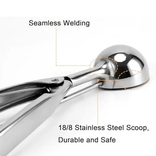 Saebye Cookie Scoop Size 24 2 Inch | Food Grade Stainless Steel Kitchen Tool thumbnail 4