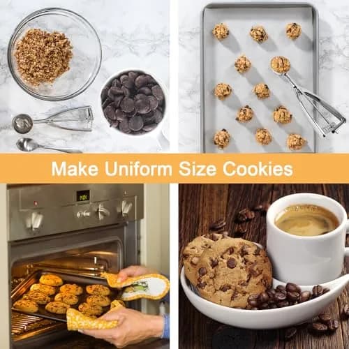 Saebye Cookie Scoop Size 24 2 Inch | Food Grade Stainless Steel Kitchen Tool thumbnail 7