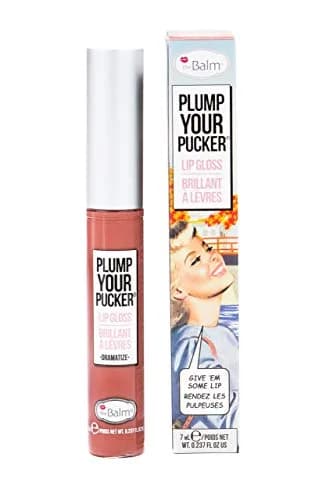 theBalm Plump Your Pucker Lip Gloss, Dramatize | Hydrating, Pigmented, Marine Collagen thumbnail 5