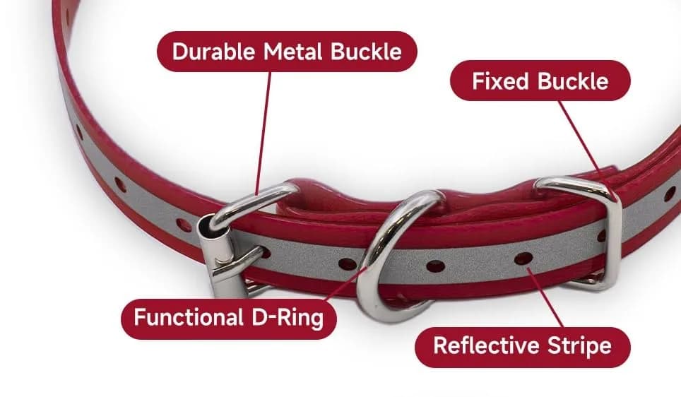 TrainPro Waterproof TPU Replacement Collar Strap for Dog Training Collars, 27.5 in (70 cm) | Universal Fit for Bark, Shock, E-Collars & Fences thumbnail 3