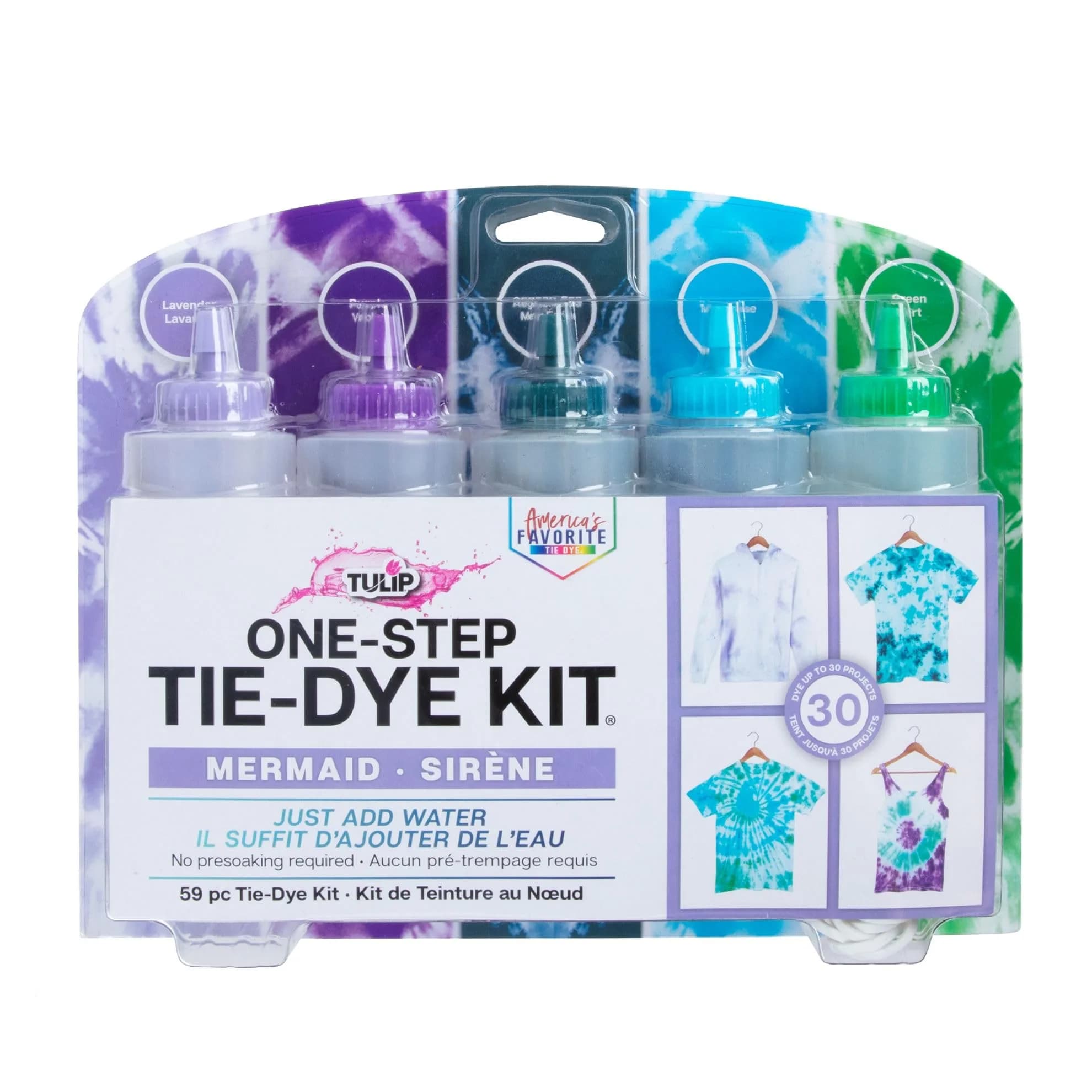 TULIP One-Step Tie-Dye Kit in Mermaid - Vibrant Permanent Fabric Dye for Cotton, Rayon, Wool, Linen - main product image