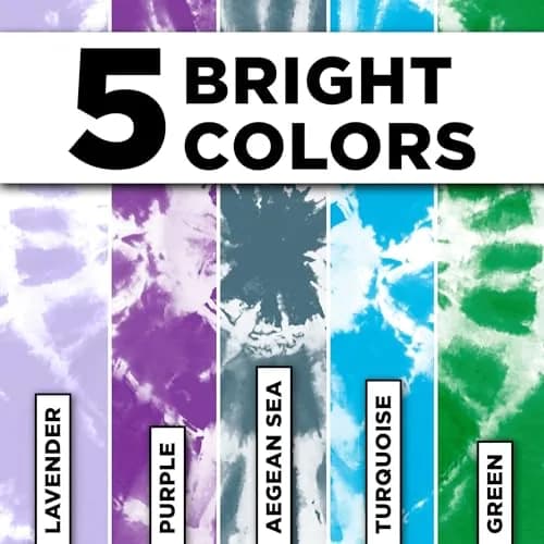 Tulip One-Step Tie-Dye Kit Mermaid Colors, Makes 30 Projects | Permanent Fabric Dye for Cotton, Rayon, Wool thumbnail 4