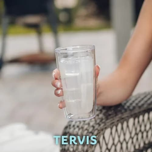 Tervis 16oz Clear & Colorful Lidded Insulated Tumbler | Keeps Drinks Hot & Cold, Made in USA thumbnail 8
